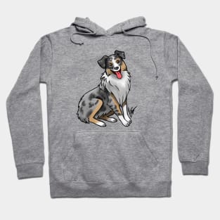 Dog - Australian Shepherd - Blue Merle Hoodie